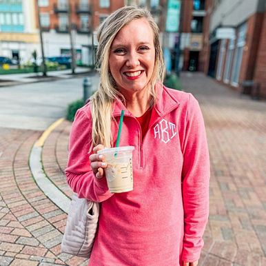 Pink Pullover Sweatshirt @authenticallyang
